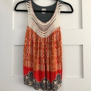Anthropologie tank top size small